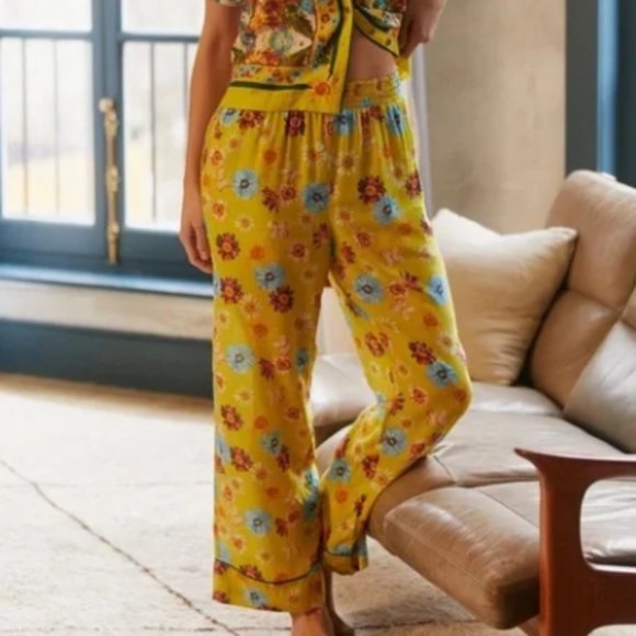 Anthropologie Other - NWT Anthropologie Moxy Collection Floral Pajama Pants pjs Sleep -Size XSP